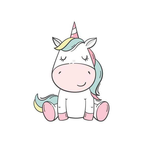 萌萌哒可爱卡通独角兽（ Unicorn）头像_3