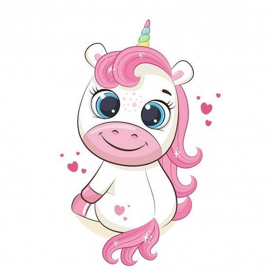 萌萌哒可爱卡通独角兽（ Unicorn）头像_5