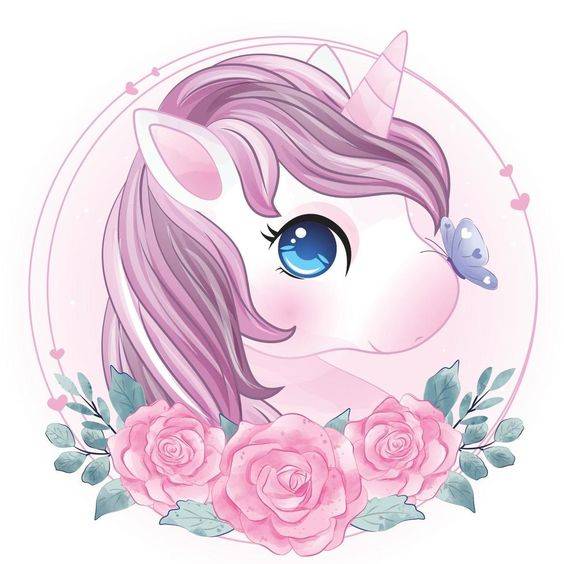 萌萌哒可爱卡通独角兽（ Unicorn）头像_7