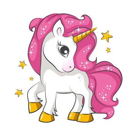 萌萌哒可爱卡通独角兽（ Unicorn）头像_9