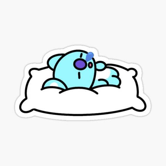 Q版蓝色考拉简笔画图片大全_6
