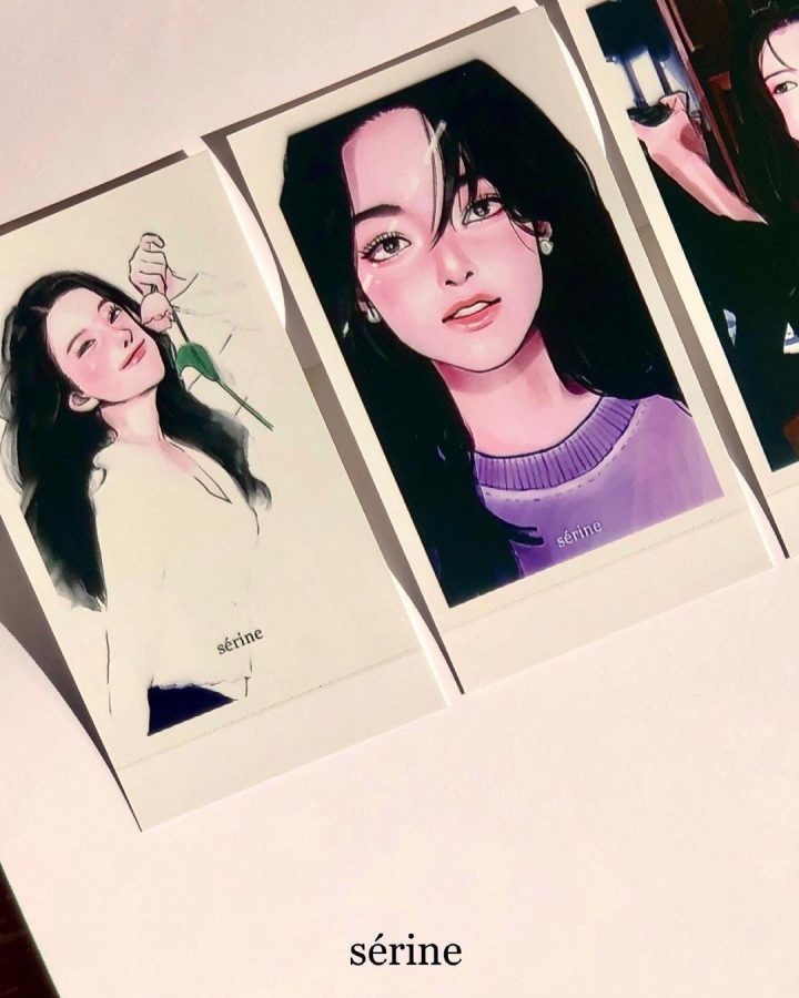 插画手绘风女生高冷孤独头像图片精选_26