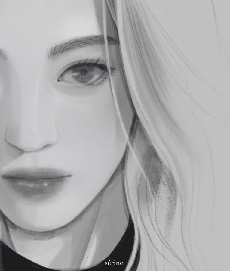 插画手绘风女生高冷孤独头像图片精选_24