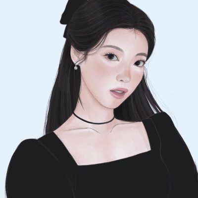 插画手绘风女生高冷孤独头像图片精选