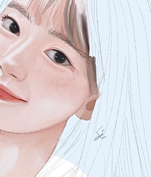 插画手绘风女生高冷孤独头像图片精选_21