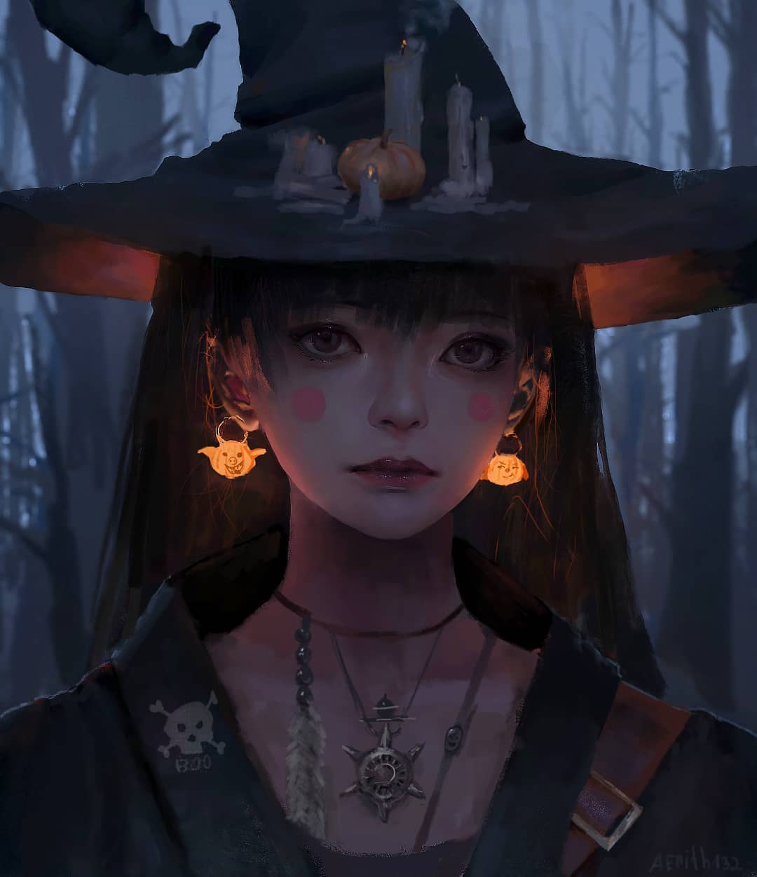气质超级好的油画女孩唯美图片精选_1