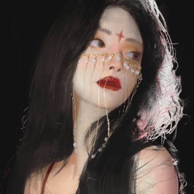 气质超级好的油画女孩唯美图片精选