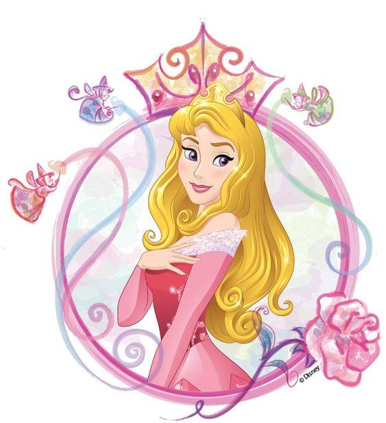 迪士尼睡美人彩色简笔画图片大全_8