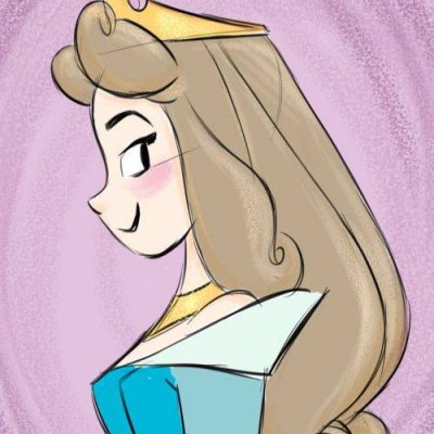 迪士尼睡美人彩色简笔画图片大全