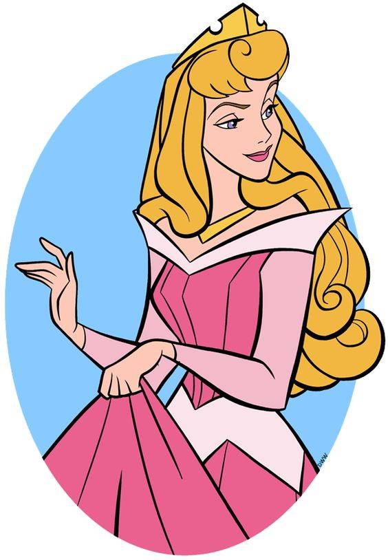 迪士尼睡美人彩色简笔画图片大全_2