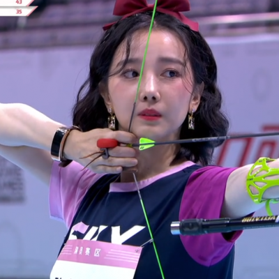 超新星运动会陈小纭射箭高清图片精选