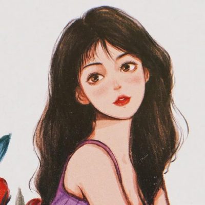 女生个性插画简约头像高清大图精选