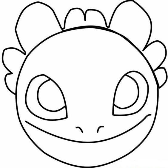 Q版没牙仔黑白简笔画图片大全_1