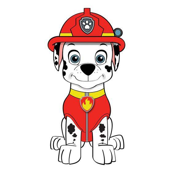 Q版汪汪队毛毛彩色简笔画图片大全_10