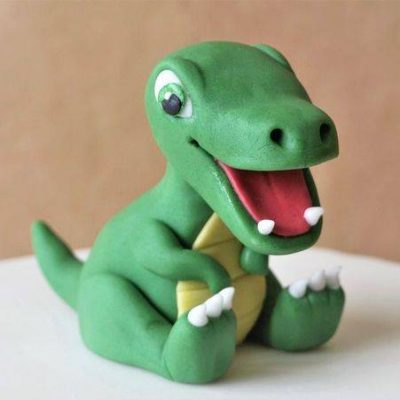 幼儿园彩泥做恐龙手工作品图片大全