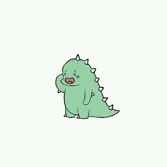 Q版绿色恐龙简笔画图片大全_9