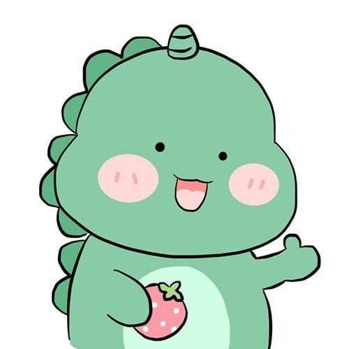 Q版绿色恐龙简笔画图片大全_4