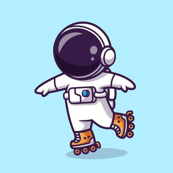 Q版太空人彩色简笔画图片大全_18