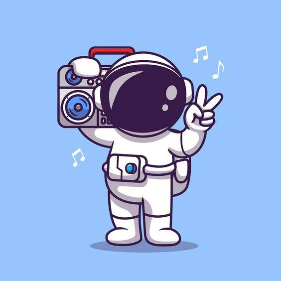 Q版太空人彩色简笔画图片大全_12