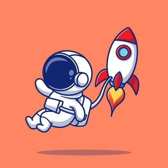 Q版太空人彩色简笔画图片大全_11
