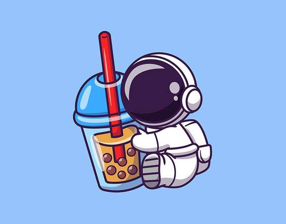 Q版太空人彩色简笔画图片大全_4