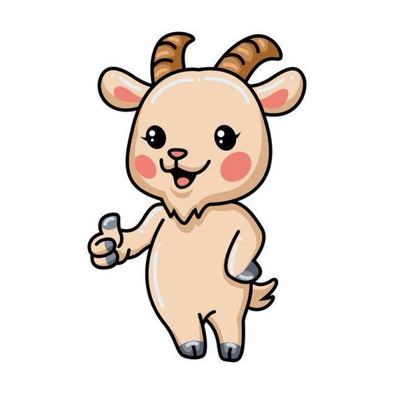 Q版小羊彩色简笔画图片大全_3