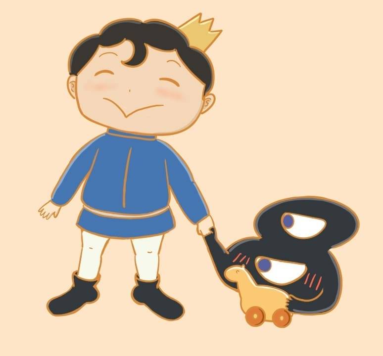 《国王排名》波吉和卡克彩色简笔画图片大全_1