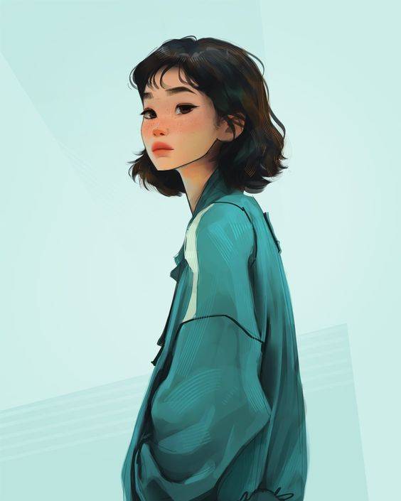 《鱿鱼游戏》067号姜晓卡通版彩色简笔画图片大全_4