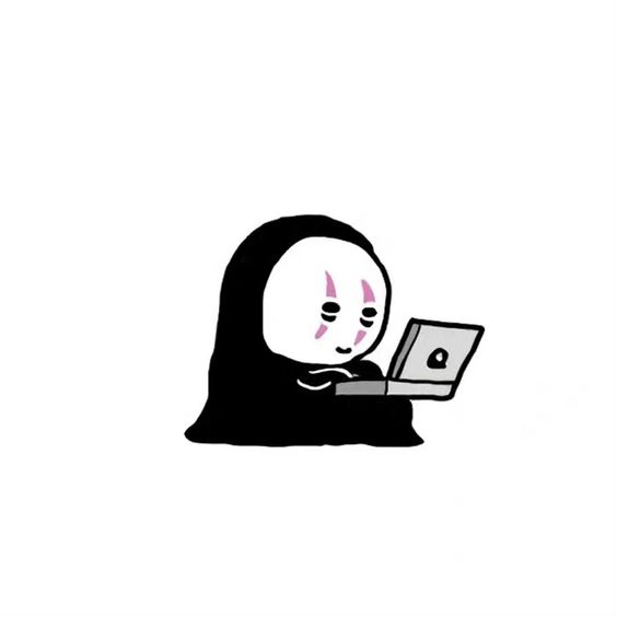 动漫《千与千寻》无脸男可爱卡通头像图片_9