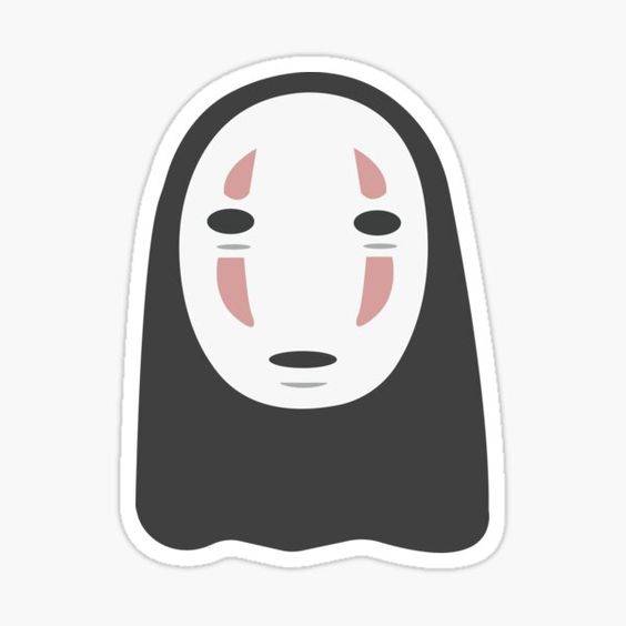 动漫《千与千寻》无脸男可爱卡通头像图片_12