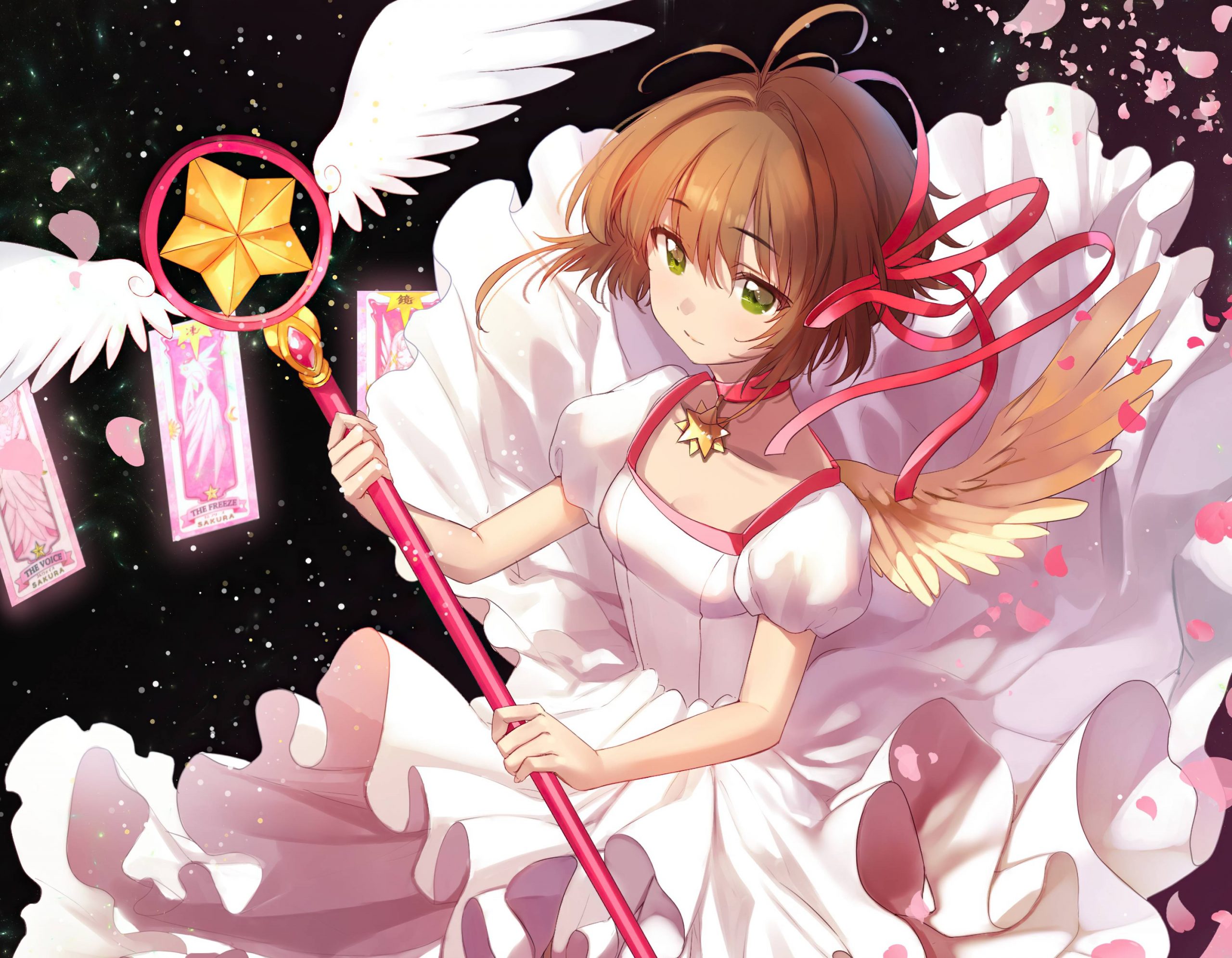 《魔卡少女樱》木之本樱彩色简笔画图片大全_4