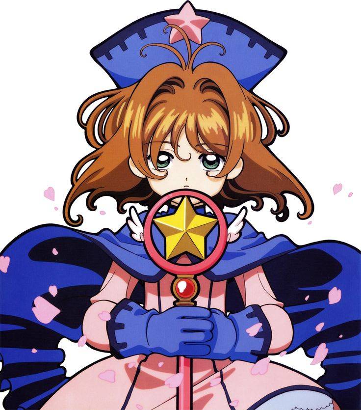 《魔卡少女樱》木之本樱彩色简笔画图片大全_13