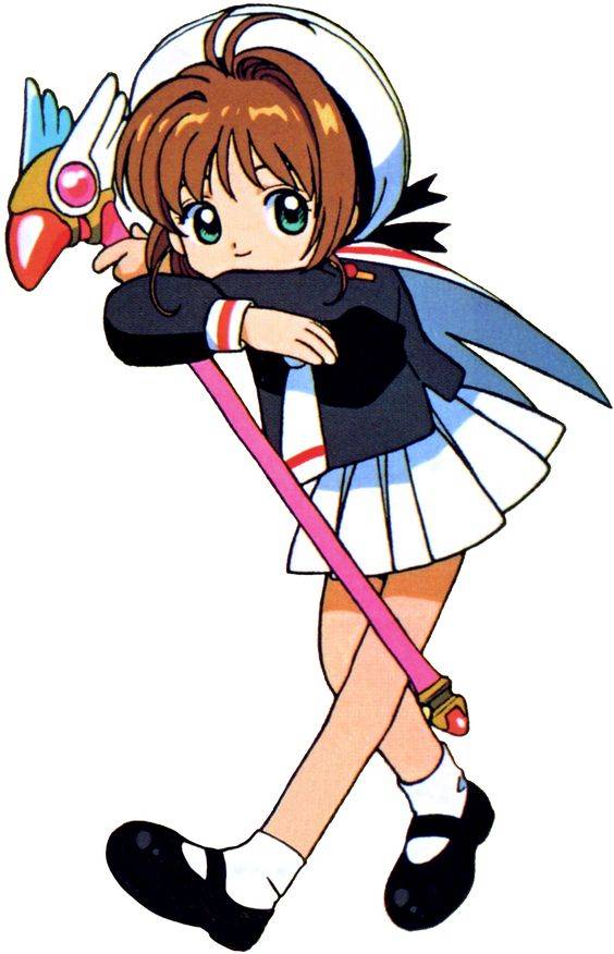 《魔卡少女樱》木之本樱彩色简笔画图片大全_10