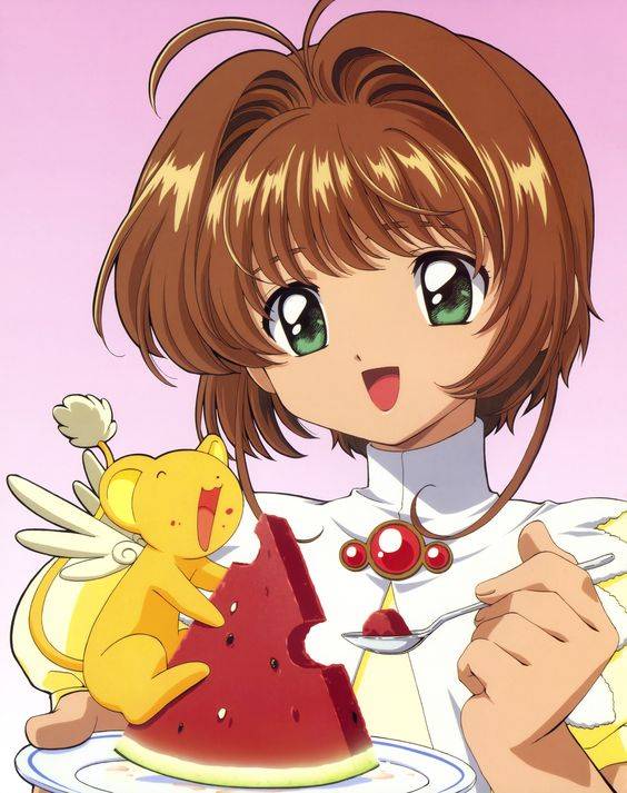 《魔卡少女樱》木之本樱彩色简笔画图片大全_7
