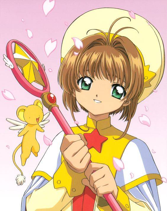 《魔卡少女樱》木之本樱彩色简笔画图片大全_6