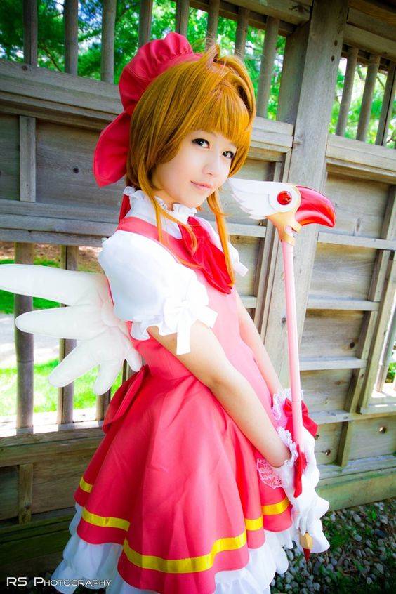 真人Cosplay木之本樱《魔卡少女樱》图片精选_12