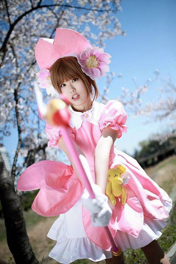 真人Cosplay木之本樱《魔卡少女樱》图片精选_10