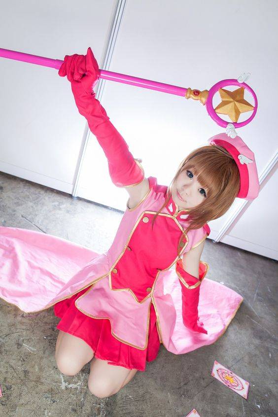 真人Cosplay木之本樱《魔卡少女樱》图片精选_6