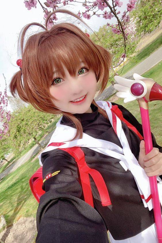 真人Cosplay木之本樱《魔卡少女樱》图片精选_14