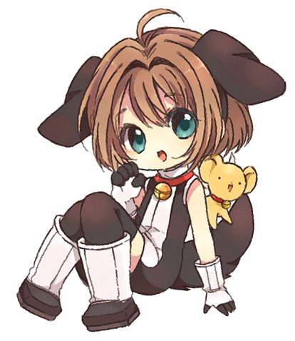 《魔卡少女樱》Q版百变小樱彩色简笔画图片大全_14