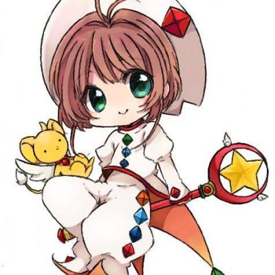 《魔卡少女樱》Q版百变小樱彩色简笔画图片大全