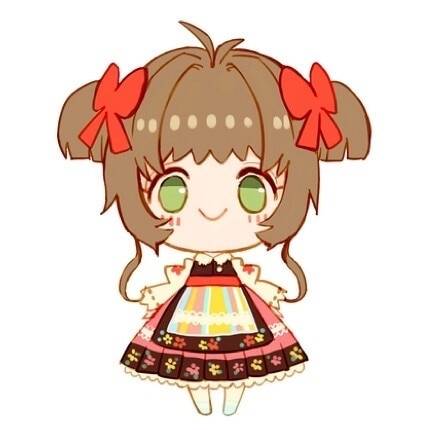 《魔卡少女樱》Q版百变小樱彩色简笔画图片大全_5