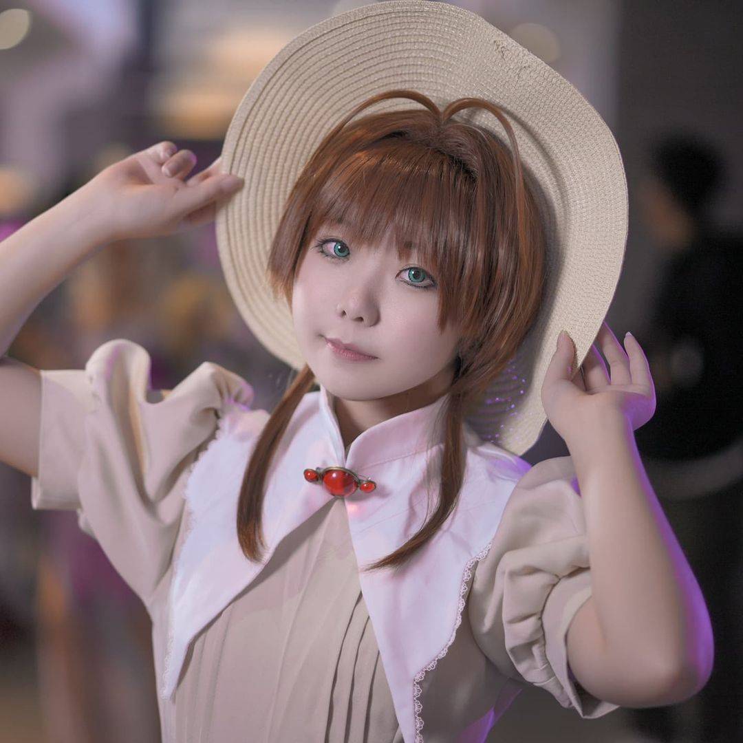 真人Cosplay木之本樱《魔卡少女樱》图片精选_3