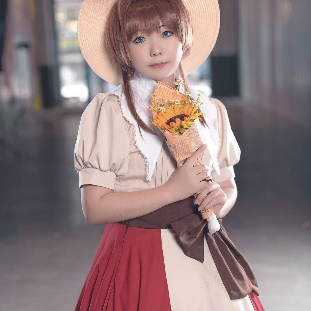 真人Cosplay木之本樱《魔卡少女樱》图片精选_1