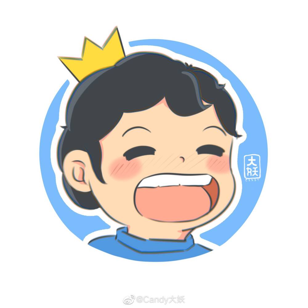 《国王排名》Q版波吉王子简笔画图片大全_1