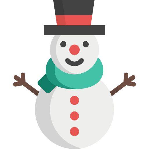 12月25日圣诞节雪人彩色简笔画图片大全_9