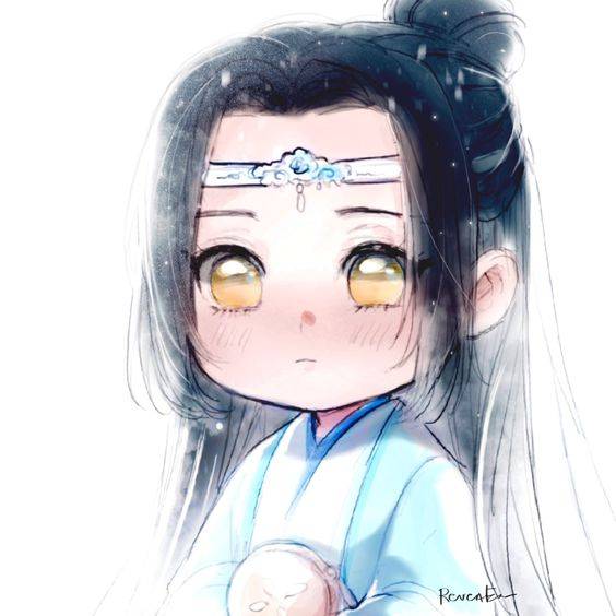 《陈情令》Q版蓝忘机王一博简笔画图片大全_13