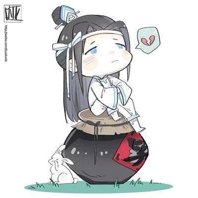 《陈情令》Q版蓝忘机王一博简笔画图片大全_3