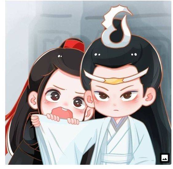 Q版肖战王一博在一起简笔画图片大全_9