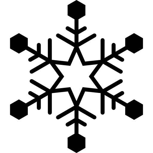 幼儿园黑白雪花简笔画图片大全_17